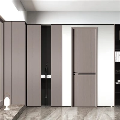 Installation of wooden doors